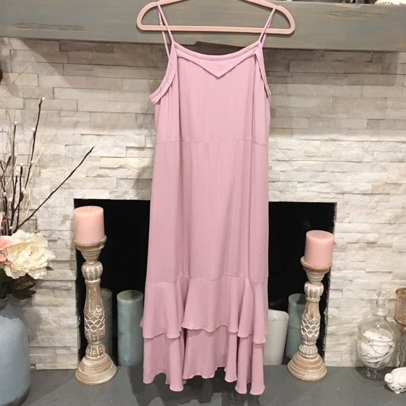 LAUREN CONRAD LAVENDER MAXI DRESS SIZE LARGE - Picture 6 of 6